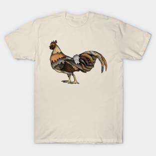 Wooden Rooster T-Shirt